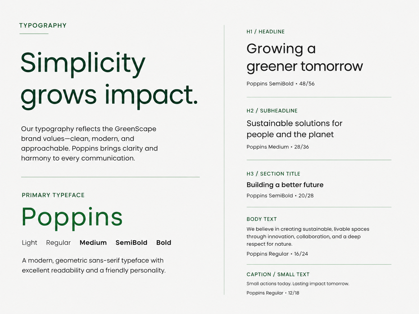 GreenScape Brand Identity & Visual System Asset