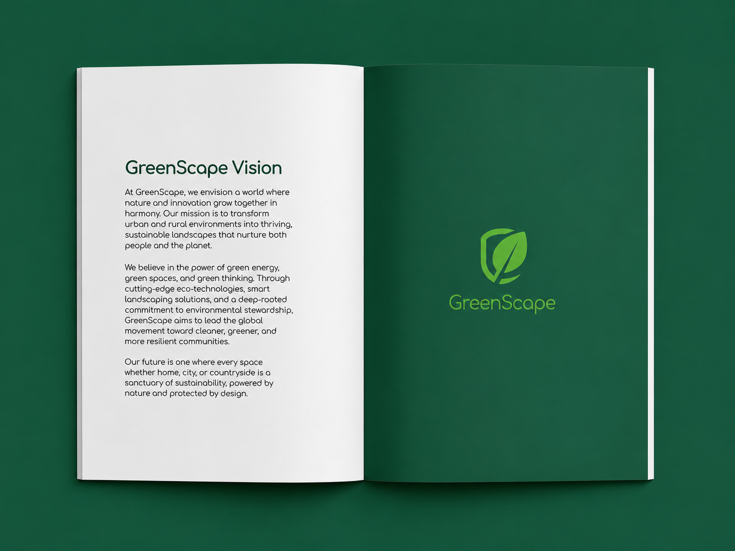 GreenScape Brand Identity & Visual System Asset